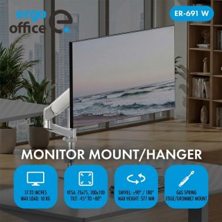 Ergo Office Uchwyt do monitora 17-32 cali ER-691 W