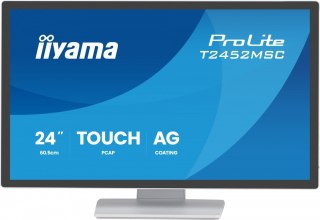 IIYAMA Monitor 24 cale T2452MSC-W2AG 10PKT,POJ,IPS,HDMI,DP,420cd, biały