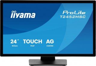 IIYAMA Monitor ProLite 24 cale T2452MSC-B2AG IPS,HDMI,DP,420cd,1300:1,5ms