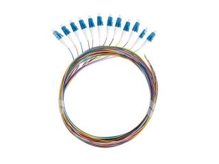 Lanberg Pigtail SM LC/UPC Semi Tight 9/125 G657A1 12X2M multikolor