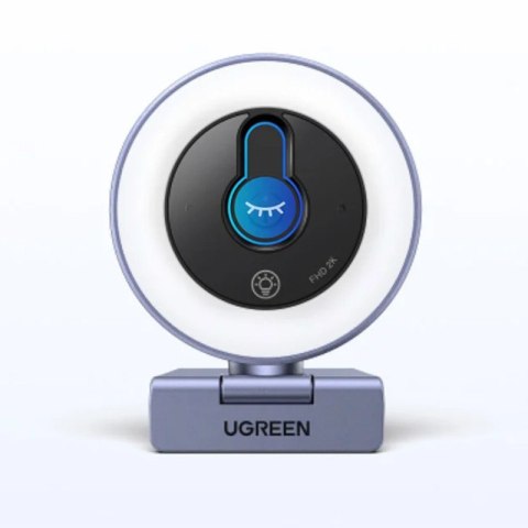 Ugreen Kamera internetowa 2K 30FPS podświetlenie LED wbudowany mikrofon