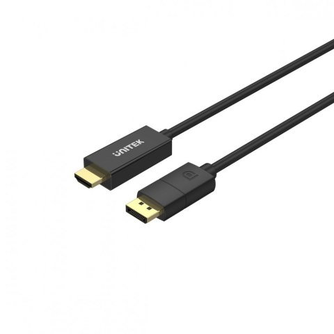 Unitek Kabel USB-A 3w1 USB-C/microUSB/ Lightning czarny C14049BK