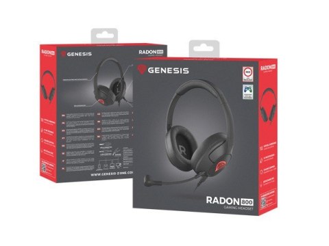 Natec Słuchawki Genesis Radon 800 7.1 z mikrofonem podświetlenie