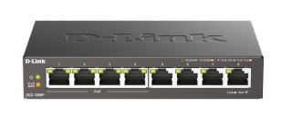 D-Link Przełącznik DGS-1008P 8x 1000 Desktop,4PoE