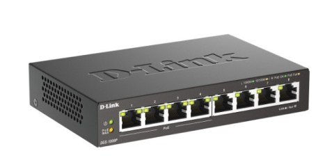 D-Link Przełącznik DGS-1008P 8x 1000 Desktop,4PoE