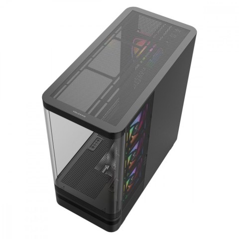 MODECOM Obudowa VOLCANO AQ100 MID ARGB szkło 4 wentylatory czarna