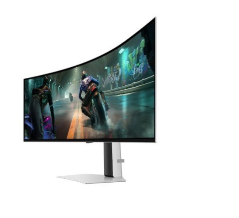 Samsung Monitor 49 cali Odyssey G9 G91SD OLED 5120x1440 DQHD 32:9 1xHDMI 1xmicroHDMI 1xDP 3xUSB 0,03ms 144Hz zakrzywiony 2Yd2d (LS49DG91