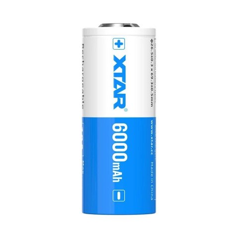 XTAR Akumulator 26650 3,6V Li-ion 6000 mAh z zabezpieczeniem