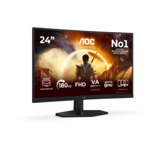 AOC Monitor 23.6 cala C24G42FE VA Curved 180Hz HDMI DP