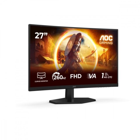AOC Monitor 27 cali C27G42ZE Curved VA 260Hz HDMI DP