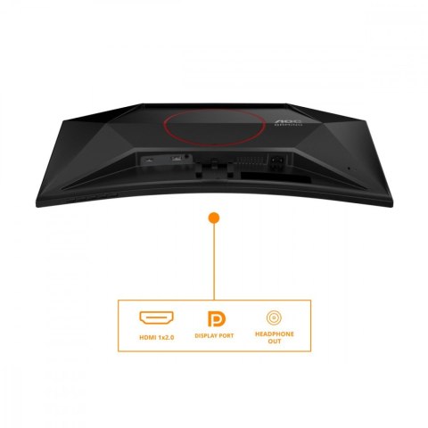 AOC Monitor 27 cali C27G42ZE Curved VA 260Hz HDMI DP