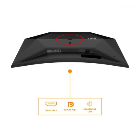 AOC Monitor 31.5 cala C32G4Z Curved VA 260Hz HDMI DP HAS Głośniki