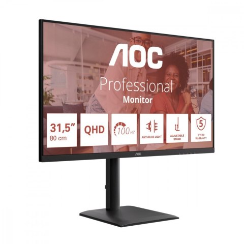 AOC Monitor 31.5 cala Q32E4U IPS 100Hz HDMIx2 DP Pivot Głośniki