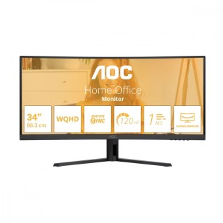AOC Monitor 34 cale CU34B3E VA Curved 120Hz HDMI DP