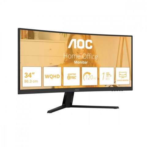 AOC Monitor 34 cale CU34B3E VA Curved 120Hz HDMI DP