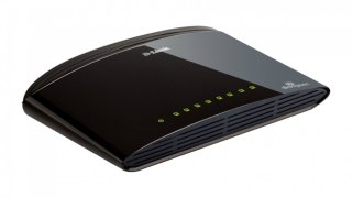 D-Link Przełącznik DES-1008D L2 8x10/100 Desktop/Wall NO FAN