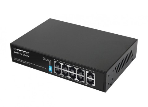 Esperanza Switch 10-portowy POE 10/100/1000 120W MATRIX ENS108