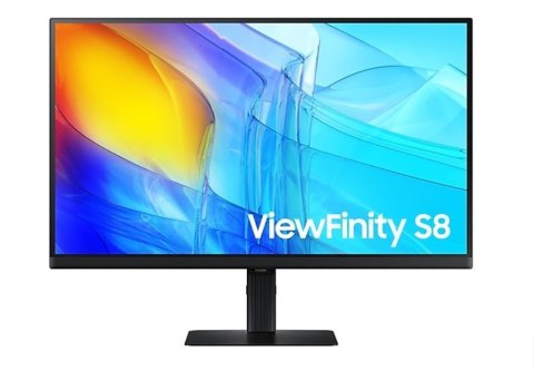 Samsung Monitor 27 cali ViewFinity S80D IPS 3840x2160 UHD 16:9 1xHDMI 1xDP 3xUSB 3.0 5ms PinP/PbyP 60Hz HAS+PIVOT płaski 3YOn-Site (LS27