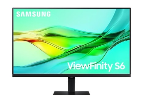 Samsung Monitor 32 cale ViewFinity S60UD IPS 2560x1440 WQHD 16:9 1xHDMI 2xDP 1xUSB-C 90W 3xUSB-A 5ms PinP/PbyP 100Hz HAS+PIV płaski 3YOn