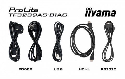 IIYAMA Monitor 32 cale TF3239AS-B1AG,IPS,FHD,HDMIx2,DP,RJ45,3xUSB,2x10W, ANDROID,24/7,IP65