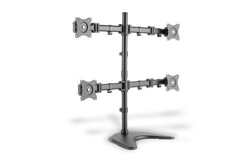 Digitus Stojak biurkowy poczwórny, 4xLCD, max. 27", max. obciążenie 8kg, uchylno-obrotowy 360° (PIVOT) Digitus Stojak biurkowy poczwórny, 4xLCD, max. 27", max. obciążenie 8kg, uchylno-obrotowy 360° (PIVOT)