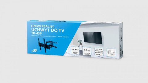 TB Uchwyt TV TB-43P do telewizora do 65 cali 55kg max VESA 400x400 TB Uchwyt TV TB-43P do telewizora do 65 cali 55kg max VESA 400x400