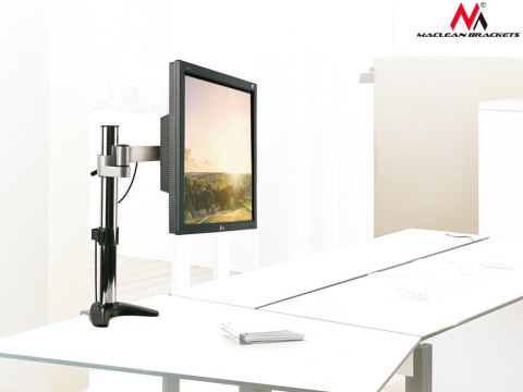 Maclean Uchwyt biurkowy do monitora LCD MC-717 8kg max vesa 100x100 aluminiowy Maclean Uchwyt biurkowy do monitora LCD MC-717 8kg max vesa 100x100 aluminiowy