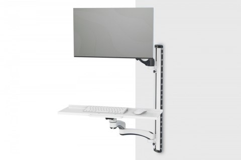 Digitus Ramię naścienne pojedyncze 1xLCD + klawiatura, max. 32" i 8kg uchylno-obrotowe 360° (PIVOT) Digitus Ramię naścienne pojedyncze 1xLCD + klawiatura, max. 32" i 8kg uchylno-obrotowe 360° (PIVOT)