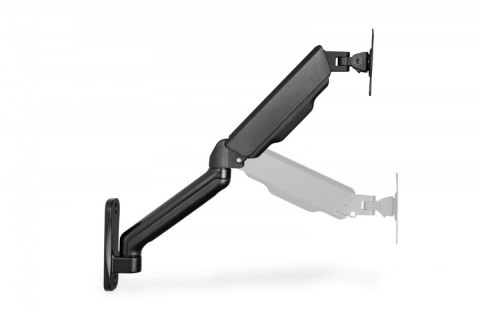 Digitus Uchwyt ścienny pojedynczy, 1xLCD, max. 32", max. obciążenie 9kg, ze sprężyną gazową, obrotowy Digitus Uchwyt ścienny pojedynczy, 1xLCD, max. 32", max. obciążenie 9kg, ze sprężyną gazową, obrotowy