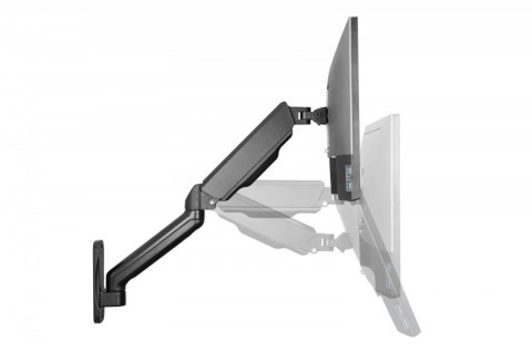 Digitus Uchwyt ścienny pojedynczy, 1xLCD, max. 32", max. obciążenie 9kg, ze sprężyną gazową, obrotowy Digitus Uchwyt ścienny pojedynczy, 1xLCD, max. 32", max. obciążenie 9kg, ze sprężyną gazową, obrotowy