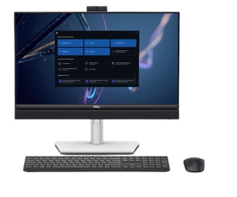 Dell Komputer Optiplex 24 AIO (35-Watt CPU) Win11Pro i5-14500T/8GB/256GB SSD/23.8 FHD/Integrated/Adj Stand/FHD Cam/Mic/WLAN + BT/Kb/M
