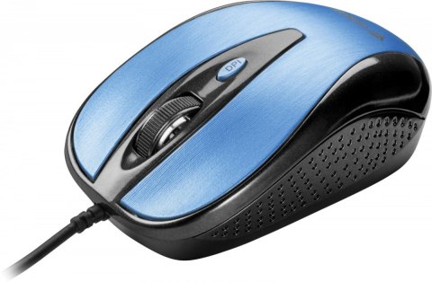 YENKEE Mysz przewodowa USB , 4 przyciski, optyczna, symetryczna, Błękit YENKEE Mysz przewodowa USB , 4 przyciski, optyczna, symetryczna, Błękit