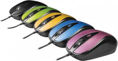 YENKEE Mysz przewodowa USB , 4 przyciski, optyczna, symetryczna, Błękit YENKEE Mysz przewodowa USB , 4 przyciski, optyczna, symetryczna, Błękit