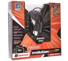 A4 Tech Mysz EVO XGame Opto X710 Extra Fire A4 Tech Mysz EVO XGame Opto X710 Extra Fire