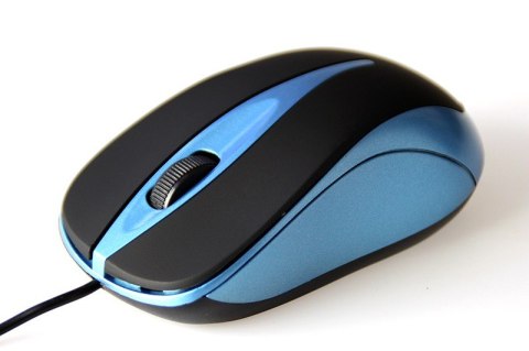 Media-Tech Mysz optyczna 800dpi czarno-niebieska MT1091B Media-Tech Mysz optyczna 800dpi czarno-niebieska MT1091B