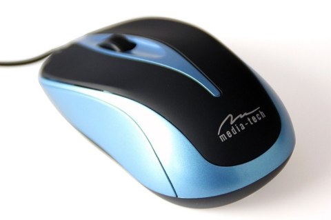 Media-Tech Mysz optyczna 800dpi czarno-niebieska MT1091B Media-Tech Mysz optyczna 800dpi czarno-niebieska MT1091B