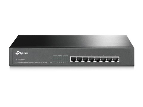 TP-LINK Przełącznik SG1008MP 8x1GB PoE+ TP-LINK Przełącznik SG1008MP 8x1GB PoE+