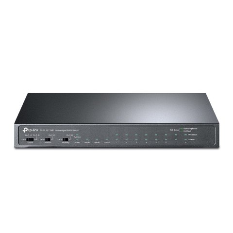 TP-LINK Przełącznik SL1311MP 8xFE PoE+ 2xGE 1xSFP TP-LINK Przełącznik SL1311MP 8xFE PoE+ 2xGE 1xSFP