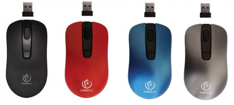 Rebeltec Mysz bezprzewodowa STAR 800/1000/1600 DPI niebieska