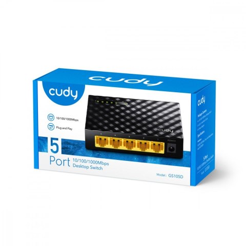 Cudy Przełącznik GS105D 5xGE Cudy Przełącznik GS105D 5xGE