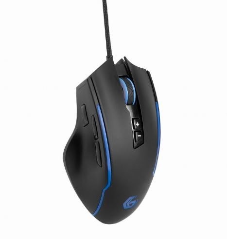 Gembird Mysz przewodowa RAGNAR RX300 laserowa RGB 12000 DPI Gembird Mysz przewodowa RAGNAR RX300 laserowa RGB 12000 DPI