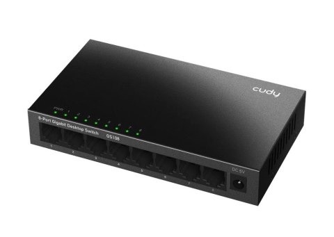 Cudy Przełącznik GS108 8xGE metalowa obudowa Cudy Przełącznik GS108 8xGE metalowa obudowa