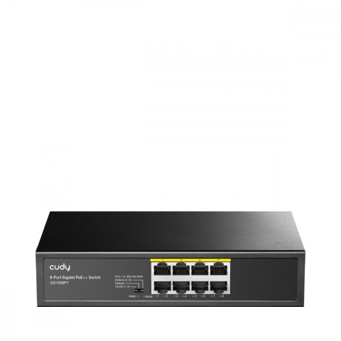 Cudy Przełącznik niezarządzalny GS1008PT Switch 8xGE PoE+ 120W