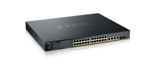 Zyxel Przełącznik XMG1930-30HP, 24-port 2.5GbE Smart Managed Layer 2 PoE 700W 22xPoE+/8xPoE++ Switch with 4 10GbE and 2 Zyxel Przełącznik XMG1930-30HP, 24-port 2.5GbE Smart Managed Layer 2 PoE 700W 22xPoE+/8xPoE++ Switch with 4 10GbE and 2
