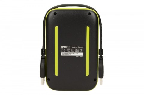 Silicon Power ARMOR A60 1TB USB 3.0 BLACK-GREEN/PANCERNY wstrząso/pyło i wodoodporny