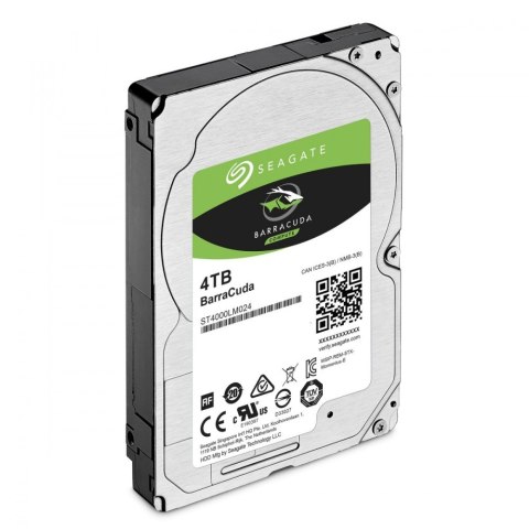 Seagate Dysk twardy BarraCuda 4TB 2.5 cala 128MB ST4000LM024 Seagate Dysk twardy BarraCuda 4TB 2.5 cala 128MB ST4000LM024