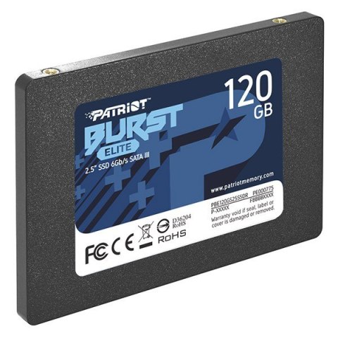 Patriot Dysk SSD 120GB Burst Elite 450/320MB/s SATA III 2.5 Patriot Dysk SSD 120GB Burst Elite 450/320MB/s SATA III 2.5