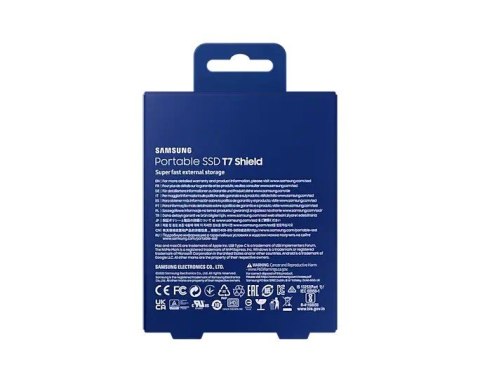 Samsung Dysk SSD T7 Shield 1TB USB 3.2, niebieski Samsung Dysk SSD T7 Shield 1TB USB 3.2, niebieski