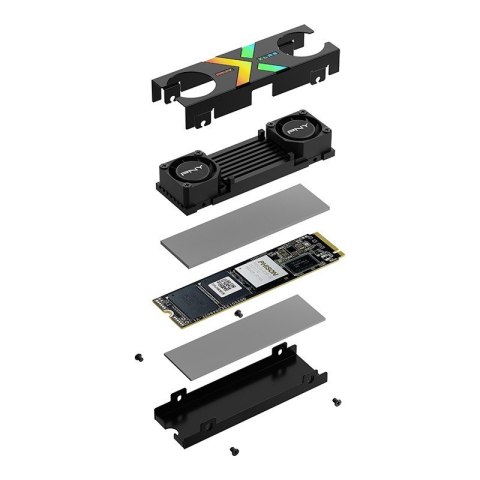 PNY Dysk SSD 1TB M.2 2280 CS3150 M280CS3150XHS-1TB-RB EPIC-X RGB PNY Dysk SSD 1TB M.2 2280 CS3150 M280CS3150XHS-1TB-RB EPIC-X RGB