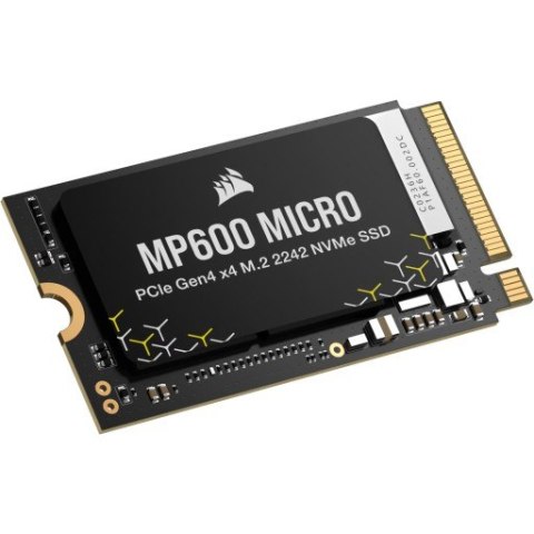 Corsair Dysk SSD 1TB MP600 MICRO 5100/4300 MB/s PCIe 4.0 x4 NVMe M.2 2242 Corsair Dysk SSD 1TB MP600 MICRO 5100/4300 MB/s PCIe 4.0 x4 NVMe M.2 2242